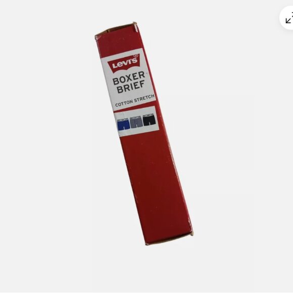 Levi’s Boxer Brief Cotton Stretch 3 Pack Men’s Size Large Black/Gray/Blue - Picture 3 of 6